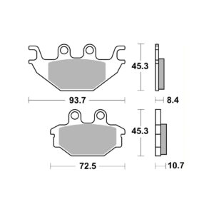 Bremsbelag Sinter