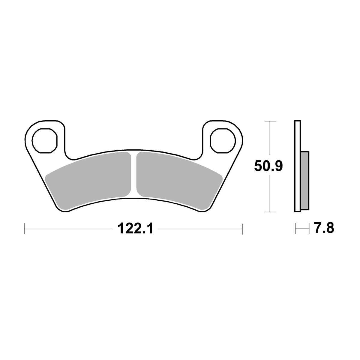 Bremsbelag Sinter offroad