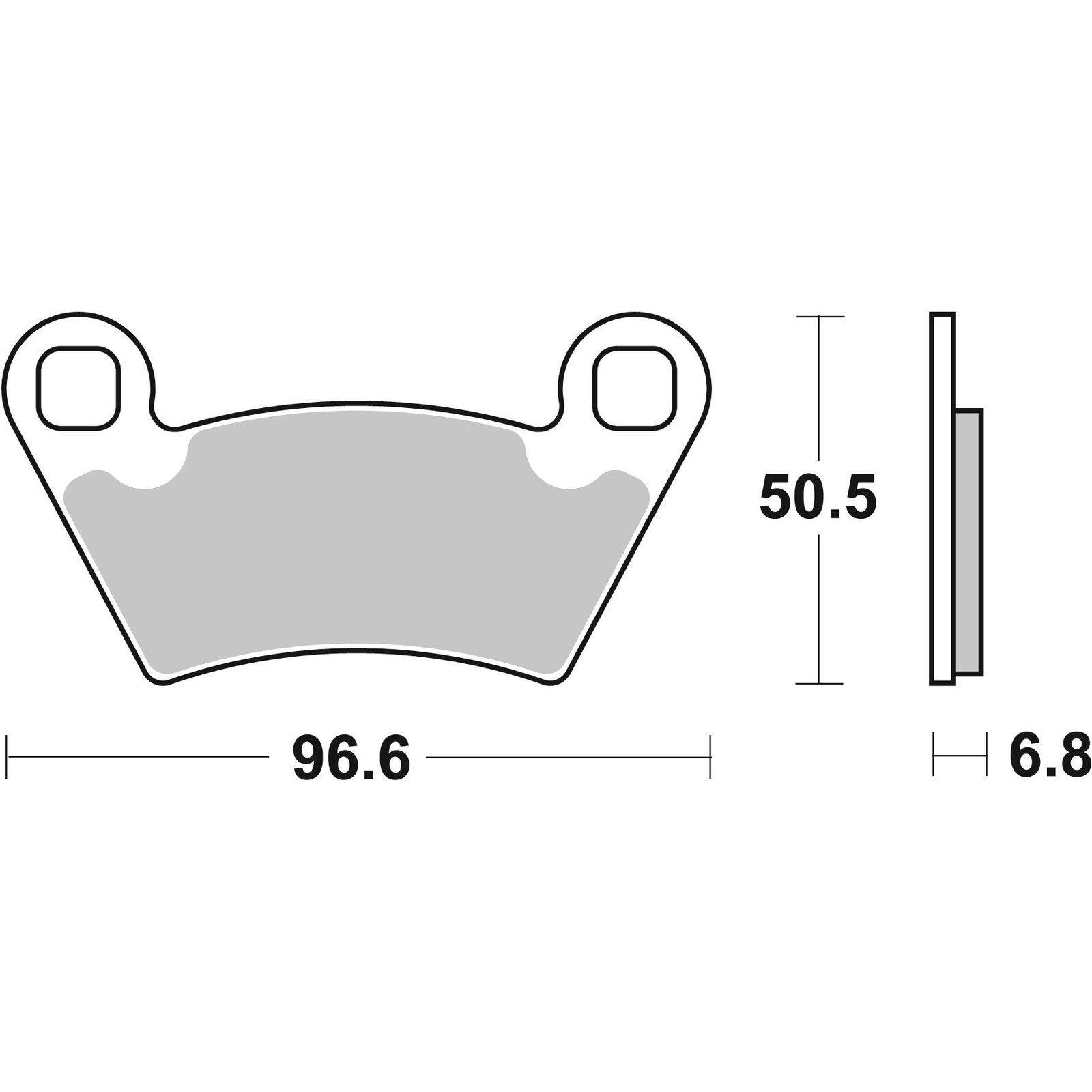 Bremsbelag Sinter offroad