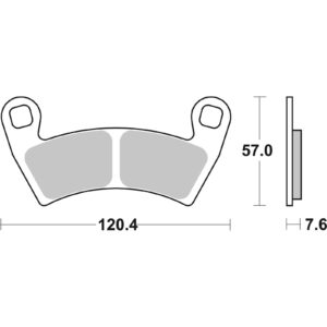 Bremsbelag Sinter offroad
