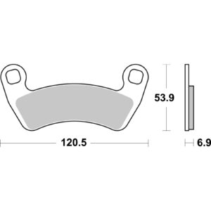 Bremsbelag Sinter offroad