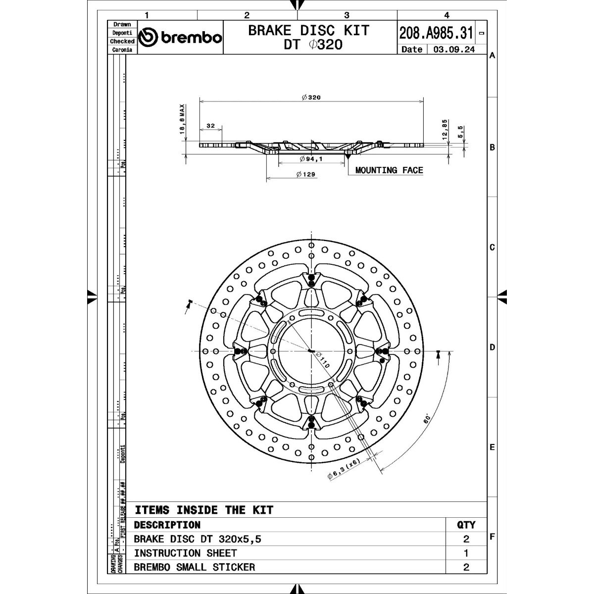 Brembo | Bremsscheibensatz T-Drive — Paar