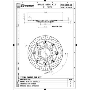 Brembo | Bremsscheibensatz T-Drive — Paar