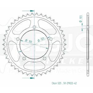 Esjot | Kettenrad 42 Z Alu