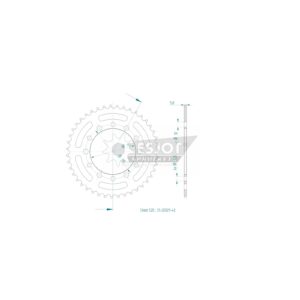 Esjot | Kettenrad Alu 43 Z
