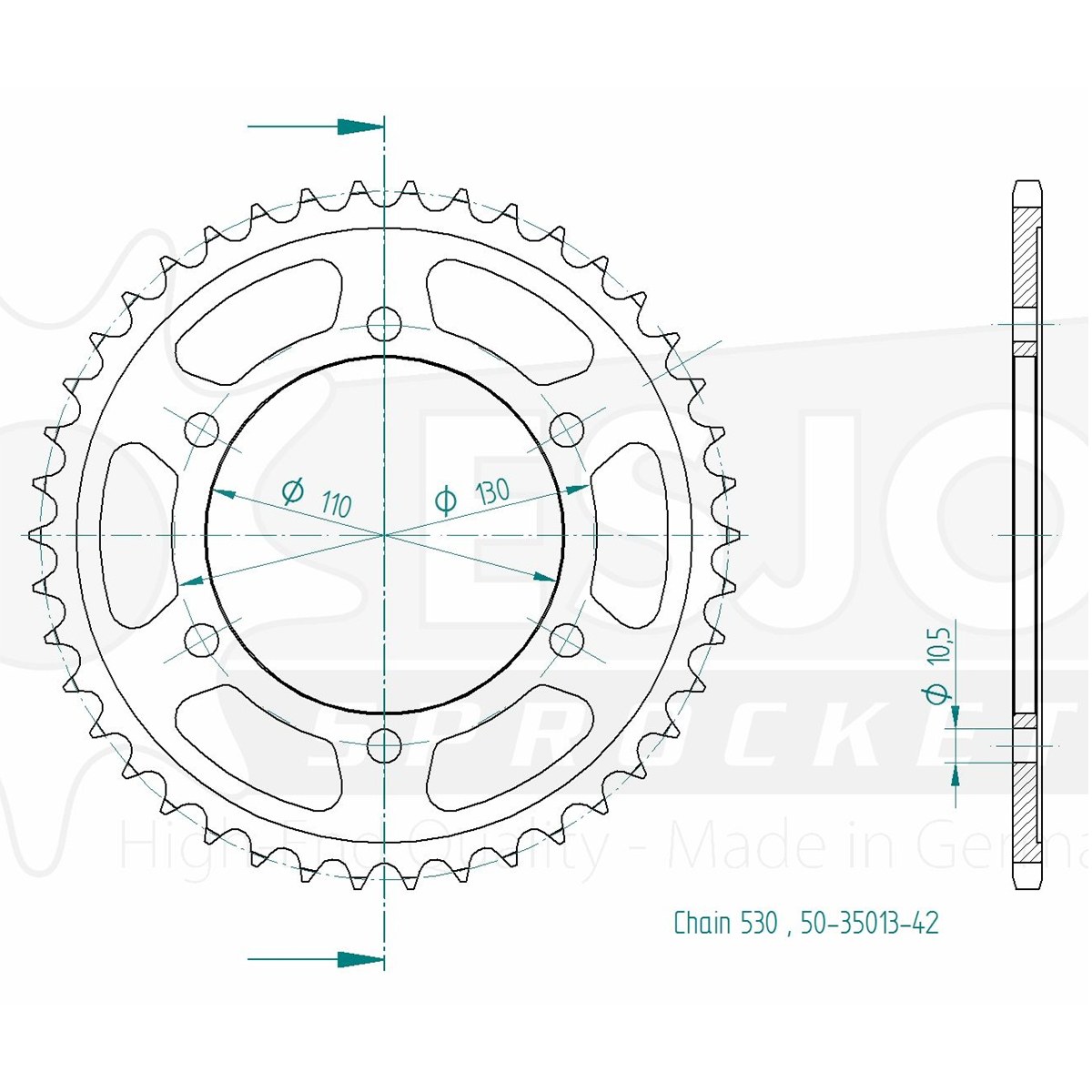 Esjot | Kettenrad Alu 42 Z