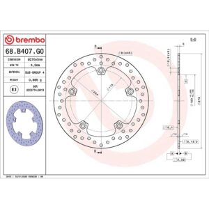 Brembo | Bremsscheibe Oro