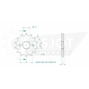 Esjot | Kettenritzel 14 Z