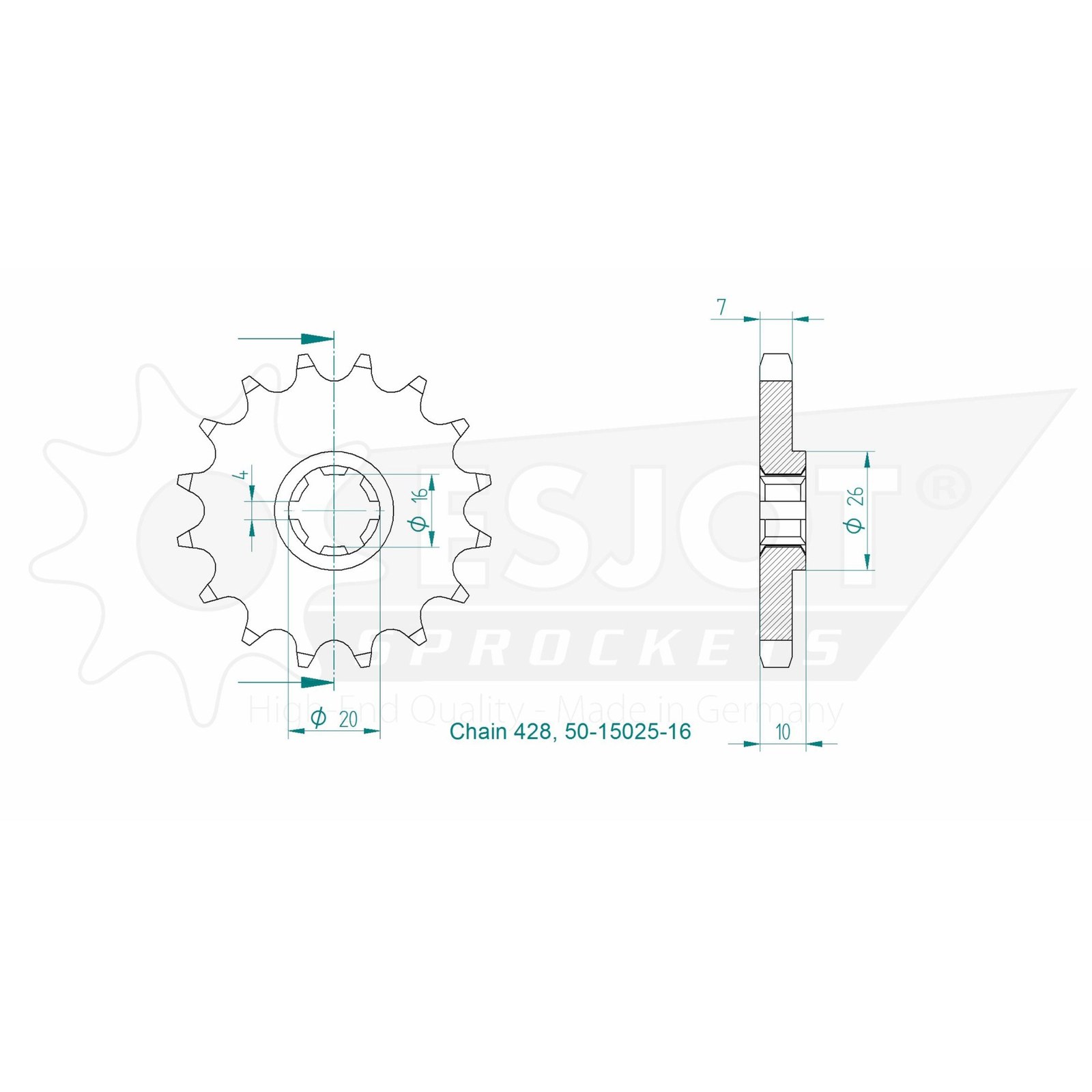 Esjot | Ritzel 16 Z