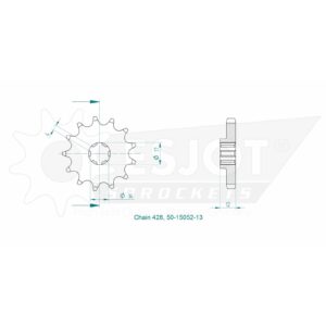 Esjot | Kettenritzel 13 Z