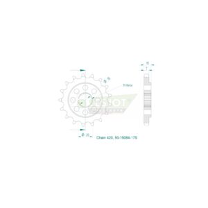 Esjot | Kettenritzel 17 Z