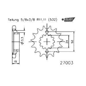 Esjot | Ritzel 17 Z