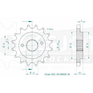 Esjot | Ritzel 16 Z
