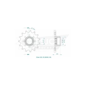 Esjot | Kettenritzel 17 Z