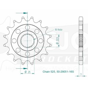 Esjot | Kettenritzel 16 Z