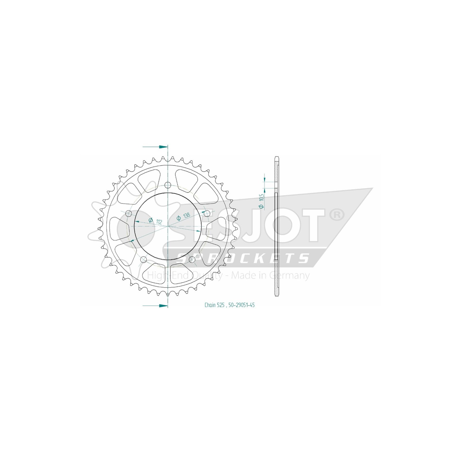 Esjot | Kettenrad 45 Z