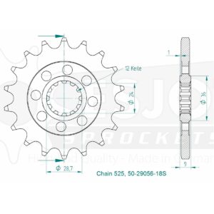 Esjot | Kettenritzel 18 Z