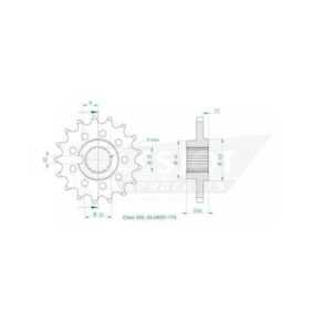 Esjot | Kettenritzel 17 Z