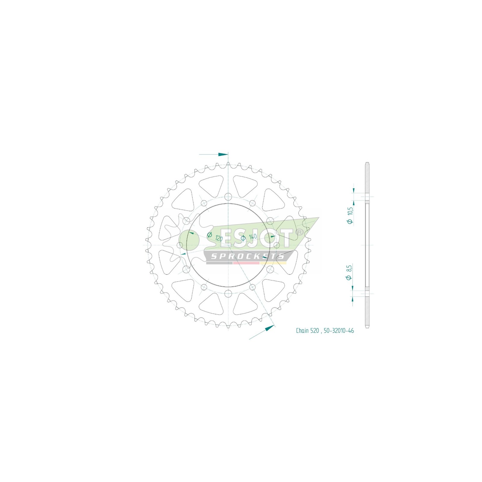 Esjot | Kettenrad 46 Z