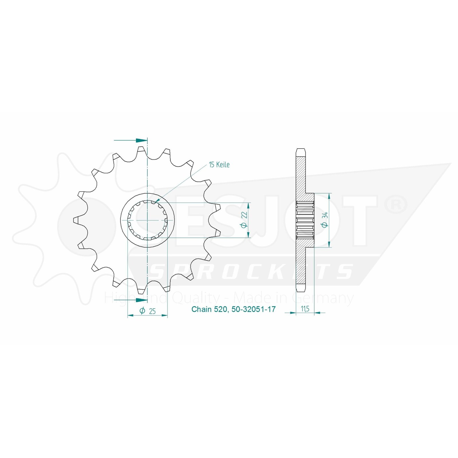 Esjot | Ritzel 17 Z