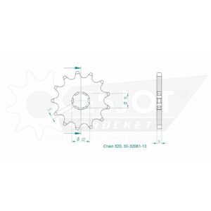 Esjot | Ritzel 13 Z