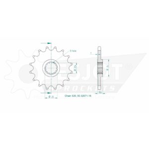 Esjot | Kettenritzel 16Z