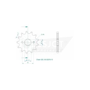 Esjot | Kettenritzel 13 Z
