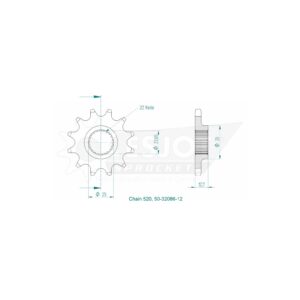 Esjot | Kettenritzel 12 Z
