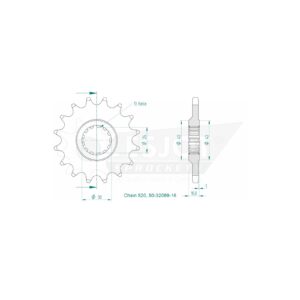 Esjot | Kettenritzel Sport 16Z
