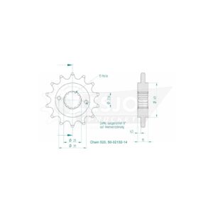 Esjot | Kettenritzel 14 Z