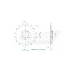 Esjot | Ritzel 16 Z