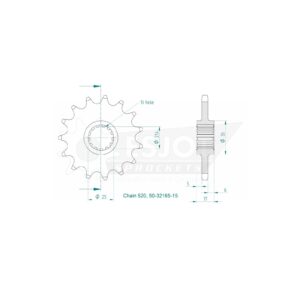 Esjot | Kettenritzel 15 Z