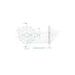 Esjot | Kettenritzel 14 Z