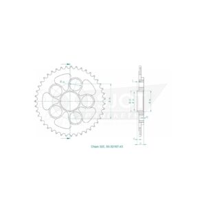 Esjot | Kettenrad 43 Z