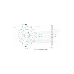 Esjot | Kettenritzel 14 Z