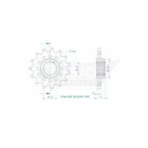 Esjot | Kettenritzel 15 Z