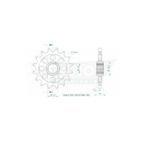 Esjot | Kettenritzel 16 Z