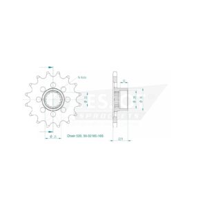 Esjot | Kettenritzel 16 Z