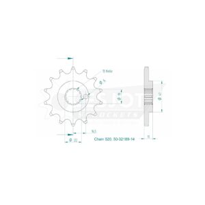 Esjot | Kettenritzel 14 Z