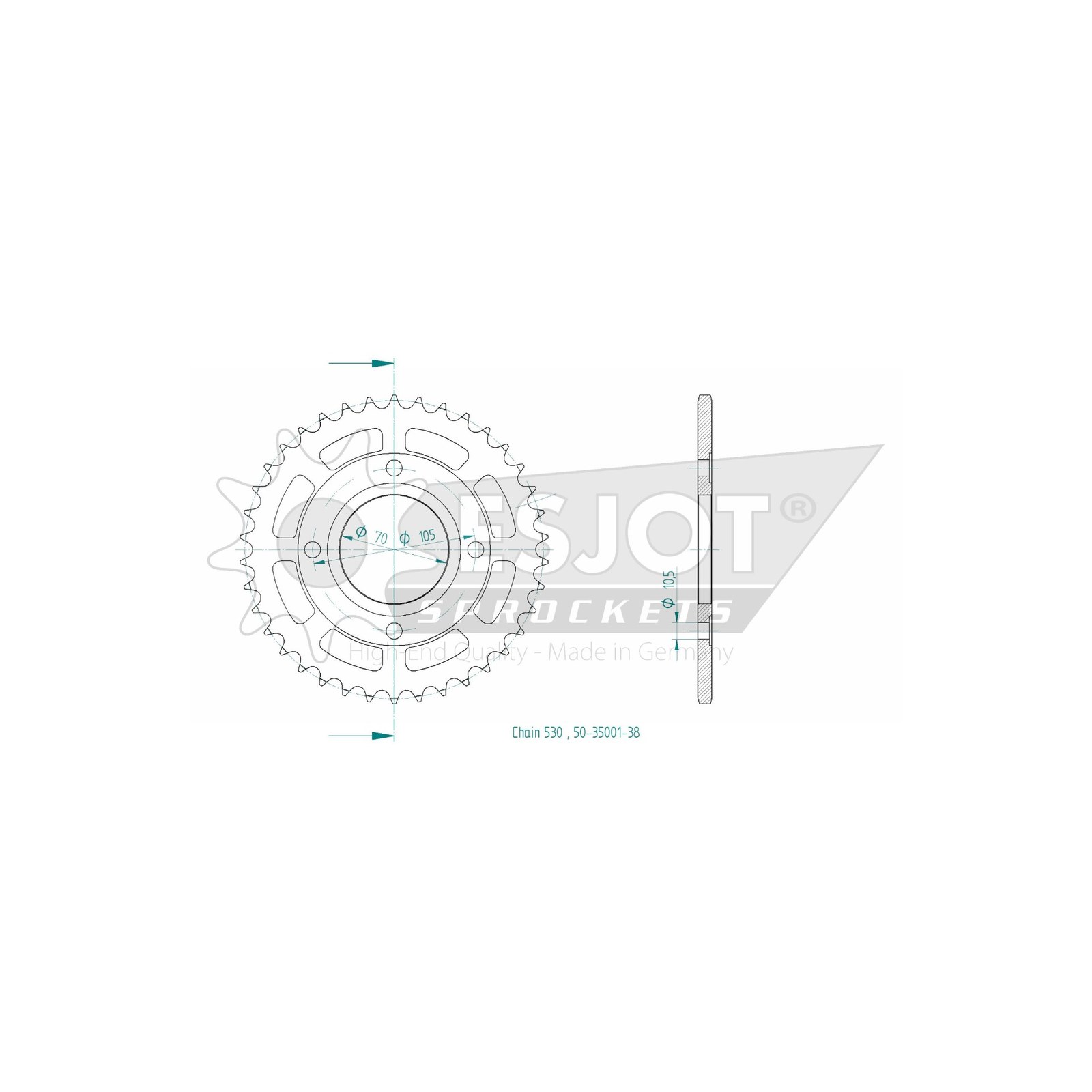 Esjot | Kettenrad 38 Z
