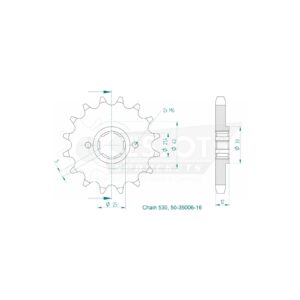 Esjot | Ritzel 16 Z