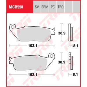 TRW | Bremsbelag Sinter