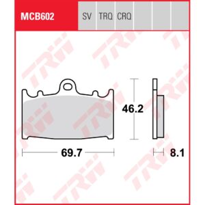 TRW | Bremsbelag Sinter