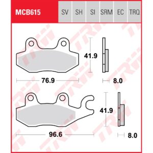 TRW | Bremsbelag Sinter