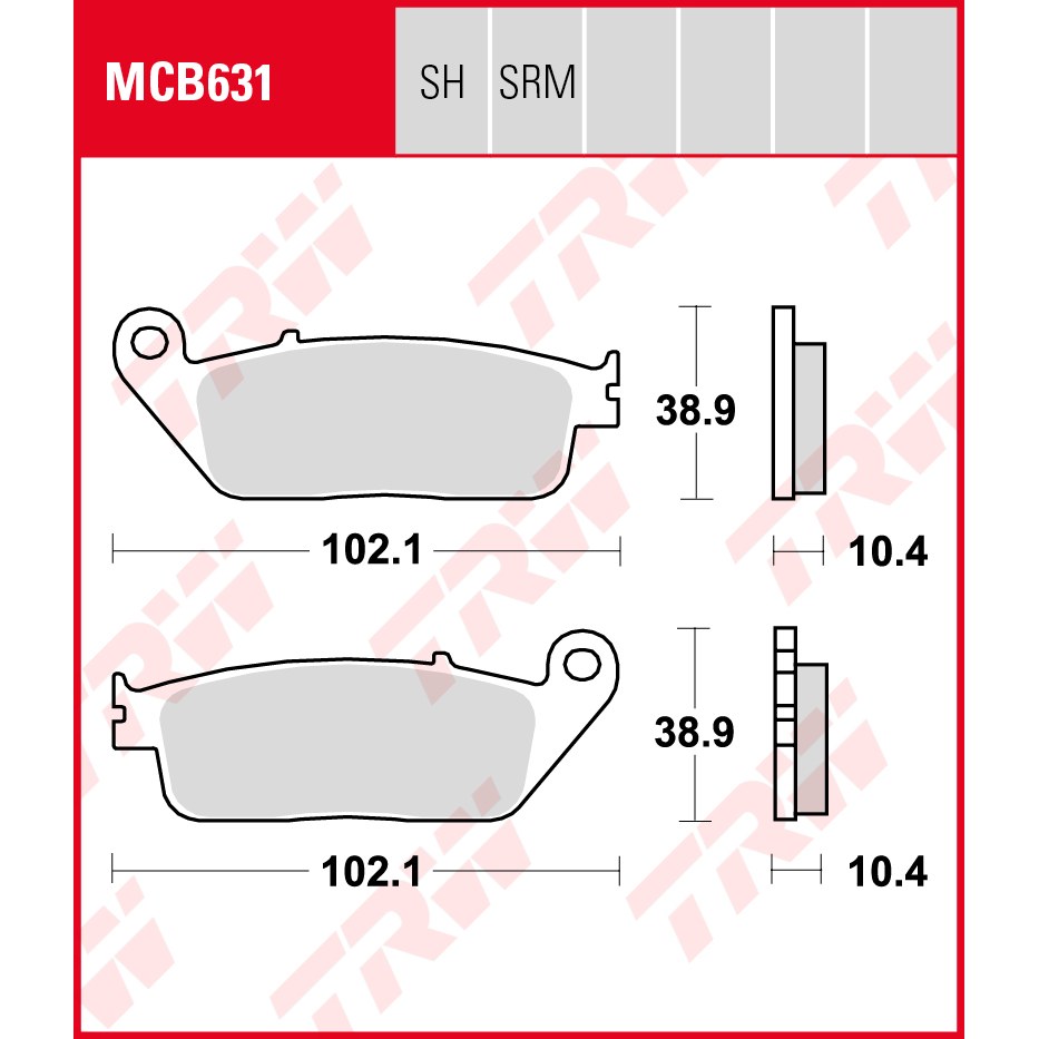 TRW | Bremsbelag Sinter Scooter