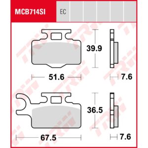TRW | Bremsbelag Sinter Offroad