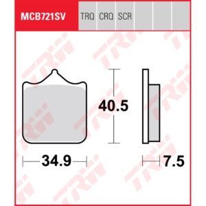 TRW | Bremsbelag Sinter