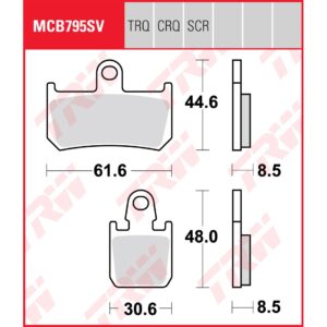 TRW | Bremsbelag Sinter