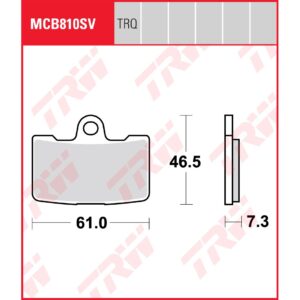 TRW | Bremsbelag Sinter