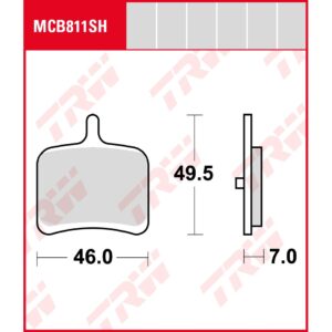 TRW | Bremsbelag Sinter